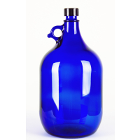 Levitiertes Trinkwasser 5 Liter in blauer Henkelflasche