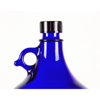 Levitiertes Trinkwasser 5 Liter in blauer Henkelflasche